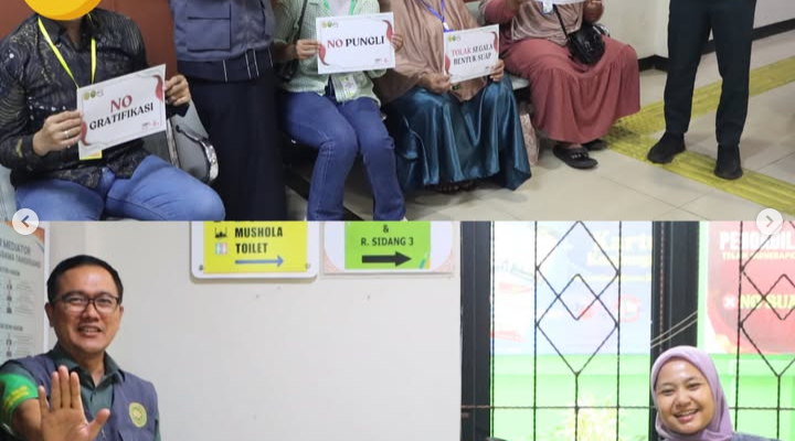 Satgas Anti Suap PA Tangerang Gelar Pemantauan dan Sosialisasi Anti Suap dan Gratifikasi di Lingkungan Pengadilan Agama Tangerang