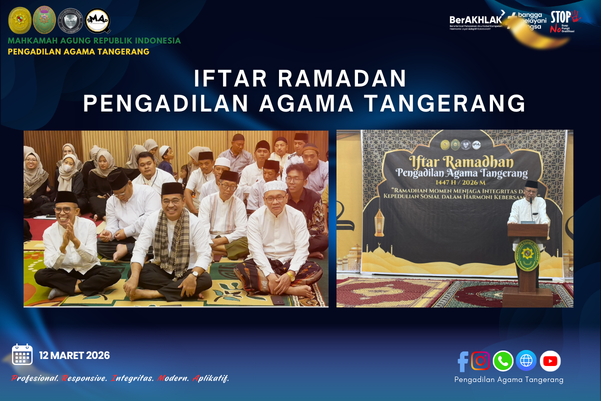 Kebersamaan Ramadan, Pengadilan Agama Tangerang Adakan Iftar Bersama