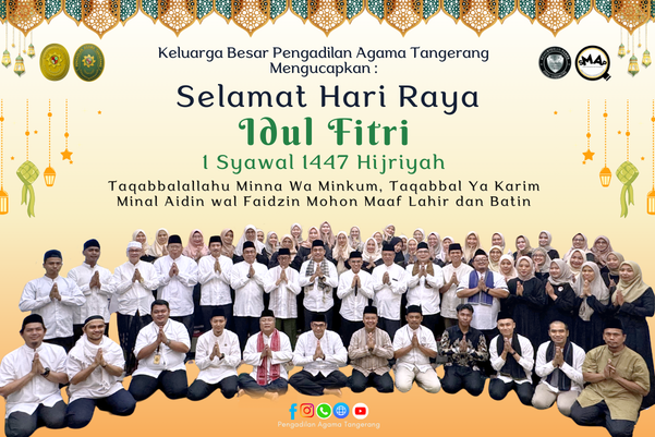 Selamat Hari Raya Idul Fitri 1 Syawal 1447 Hijriyah
